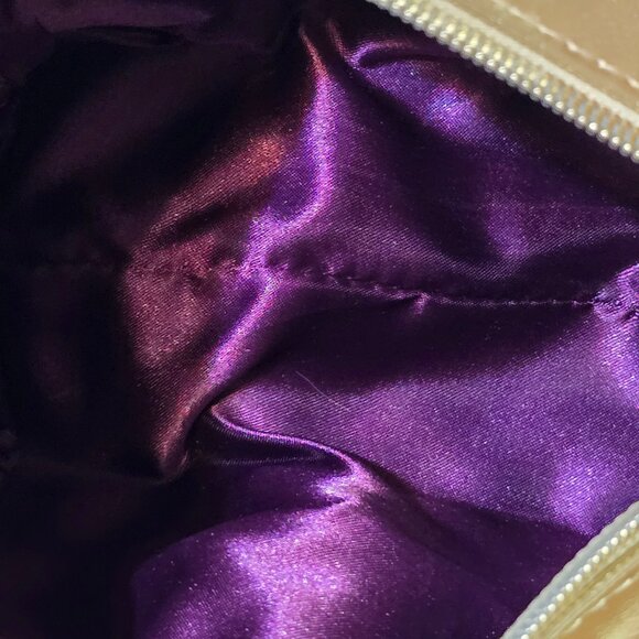 Tarte Cosmetic Gold Boxy Makeup Bag NWOT - Picture 4 of 4